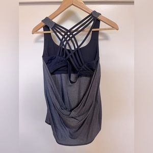 RARE LULULEMON TOP WITH BUILT IN BRA